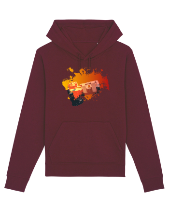 Orange Camera Burgundy