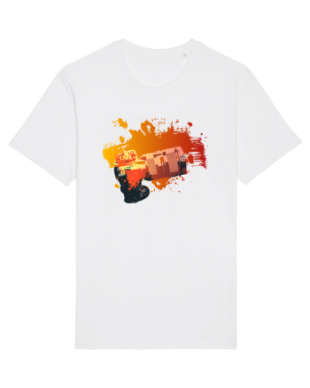 Orange Camera White