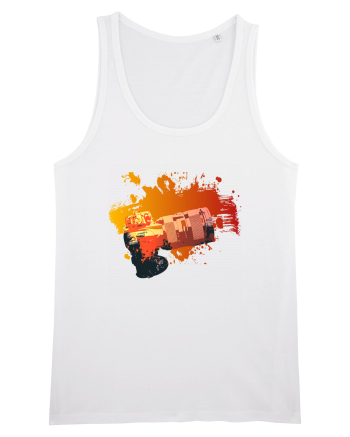 Orange Camera White