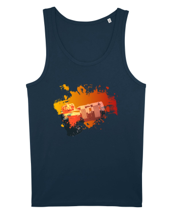 Orange Camera Navy