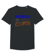 Mediterranean. Wild Camping. Tricou mânecă scurtă guler larg Bărbat Skater