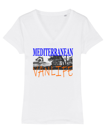 Mediterranean. Vanlife. White