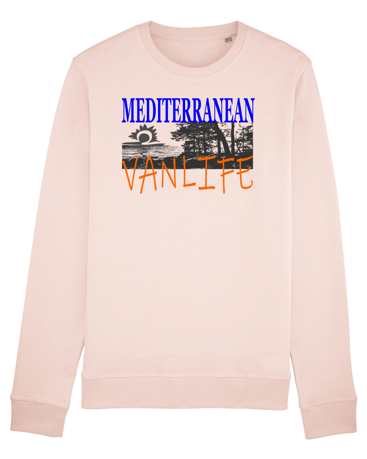 Bluză mânecă lungă Unisex Rise Candy Pink