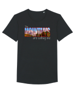 Mountains Tricou mânecă scurtă guler larg Bărbat Skater