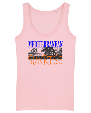 Mediterranean Sunrise Cotton Pink