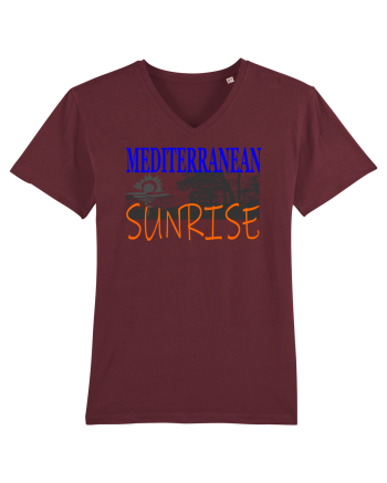 Mediterranean Sunrise Burgundy