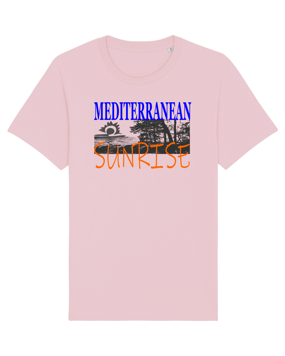 Tricou mânecă scurtă Unisex Rocker Cotton Pink