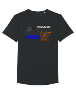 Pacific sunset Tricou mânecă scurtă guler larg Bărbat Skater