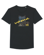 Vama  Veche Tricou mânecă scurtă guler larg Bărbat Skater