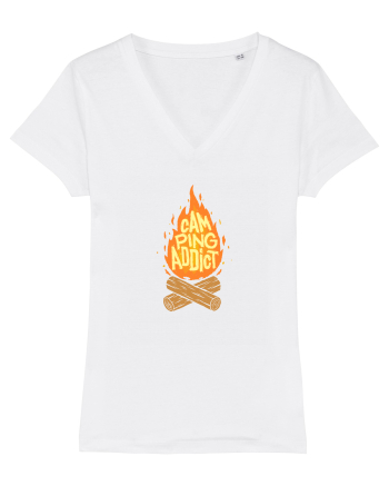 Camping Addict White