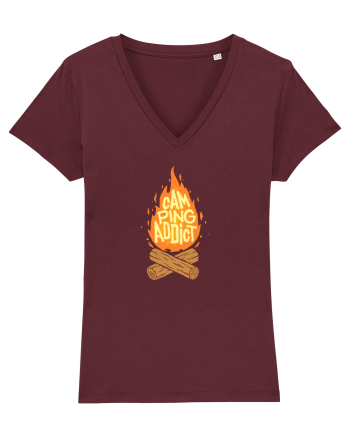 Camping Addict Burgundy