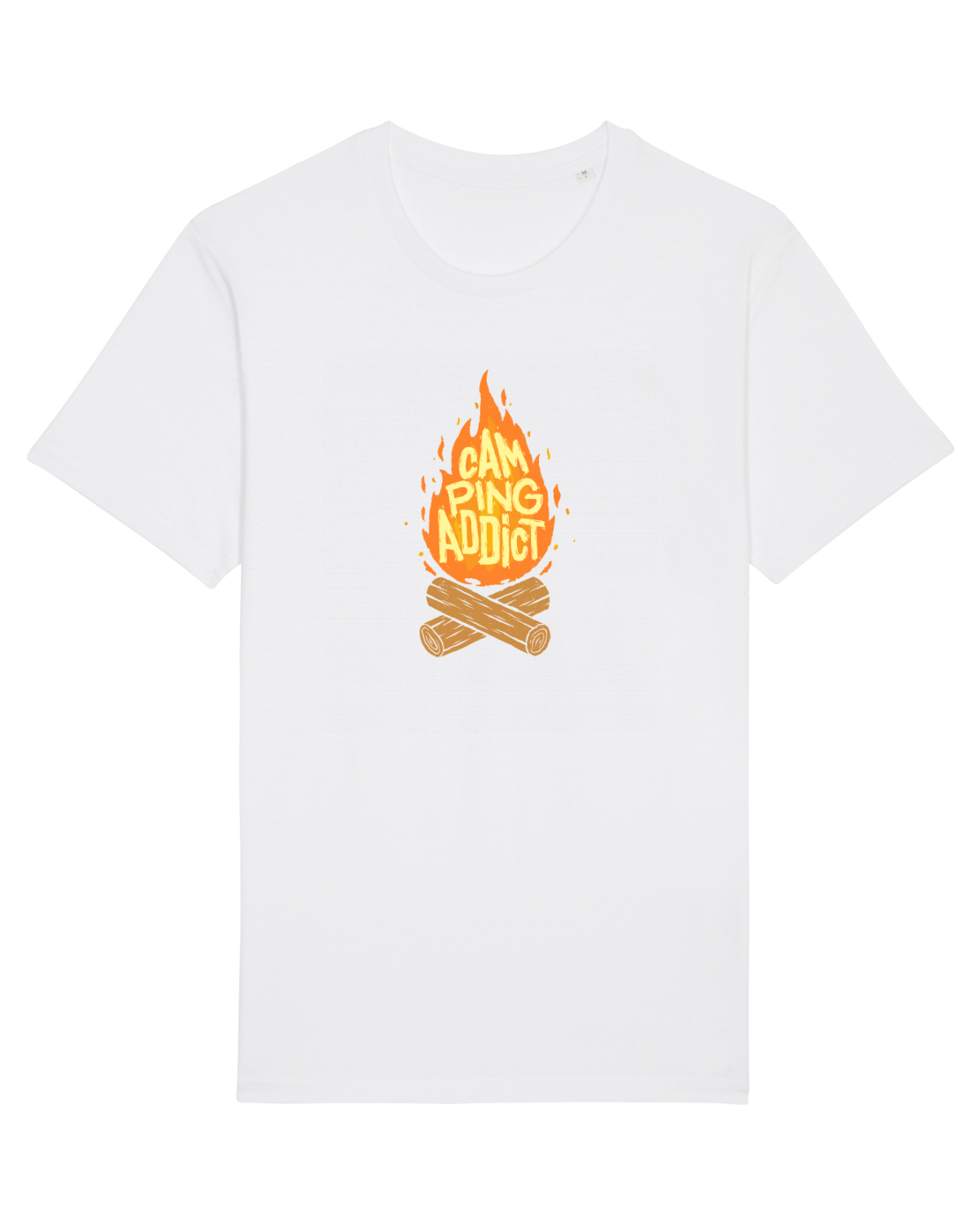 Tricou mânecă scurtă Unisex Rocker White