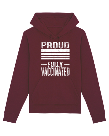 Proud Fully Vaccinated  Burgundy