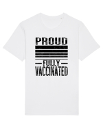 Proud Fully Vaccinated  Tricou mânecă scurtă Unisex Rocker