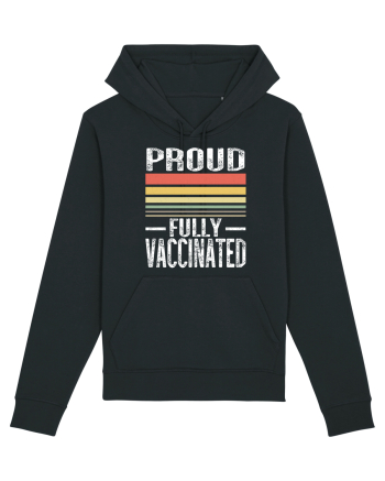 Proud Fully Vaccinated Sunset Black