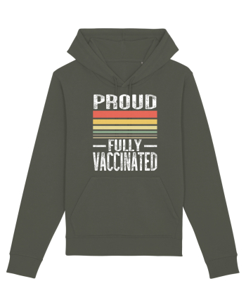 Proud Fully Vaccinated Sunset Khaki