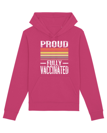 Proud Fully Vaccinated Sunset Raspberry