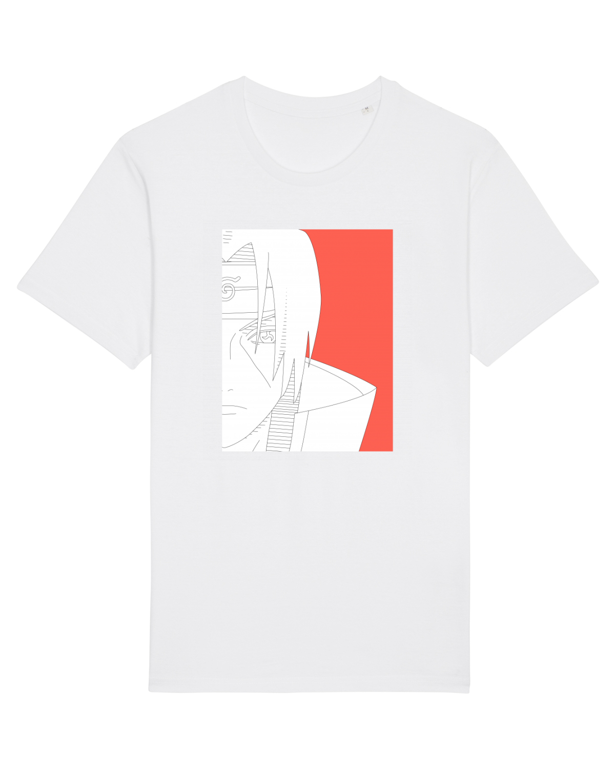 Tricou mânecă scurtă Unisex Rocker White