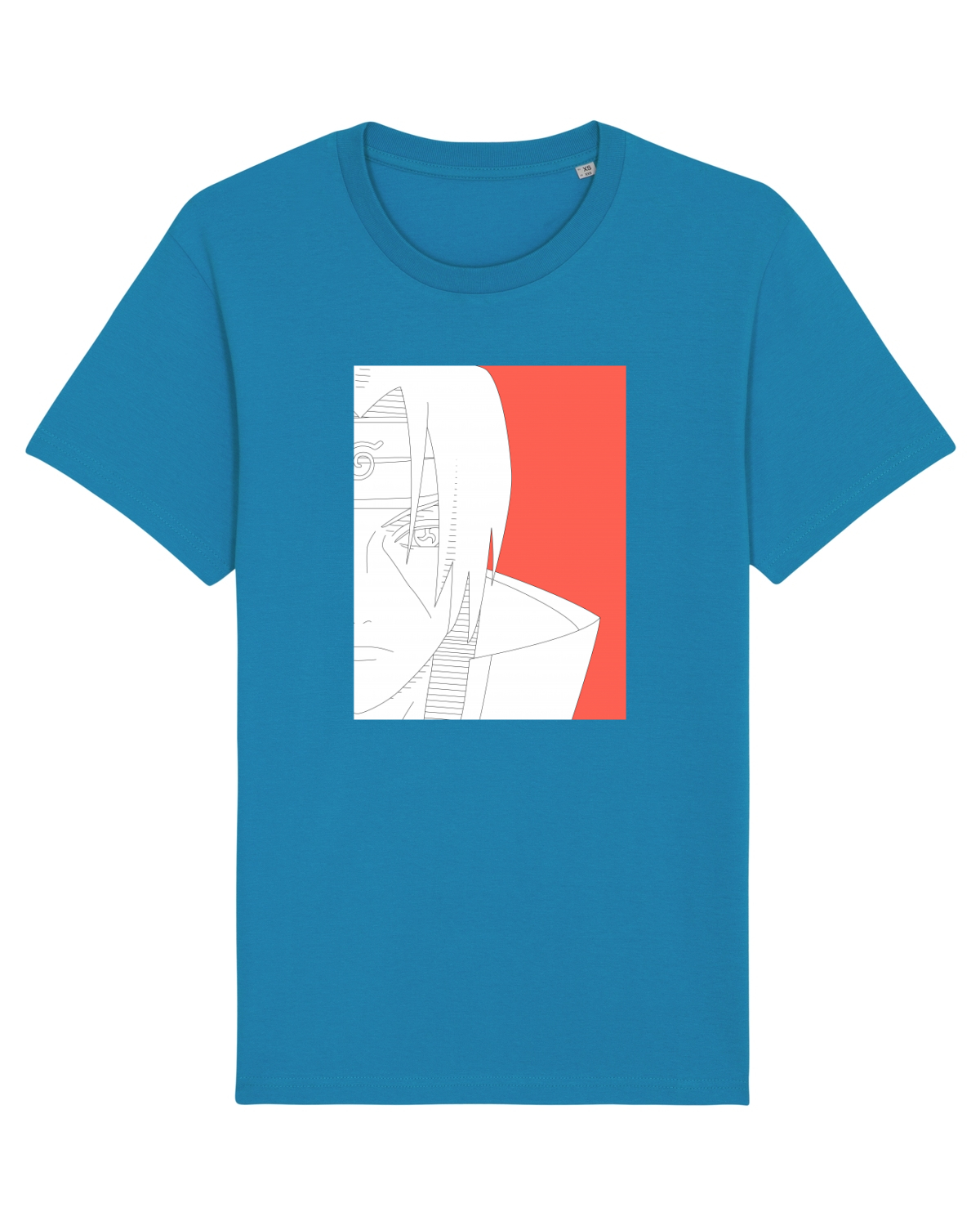 Tricou mânecă scurtă Unisex Rocker Azur