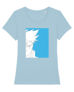 Naruto - Kakashi Hatake sketch Tricou mânecă scurtă guler larg fitted Damă Expresser