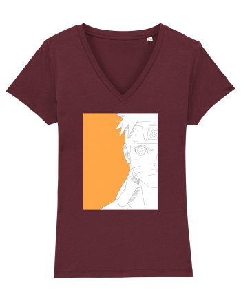 Naruto - Naruto Uzumaki sketch Burgundy