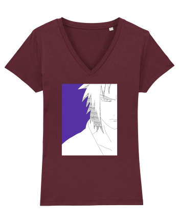 Naruto - Sasuke Uchiha sketch Burgundy