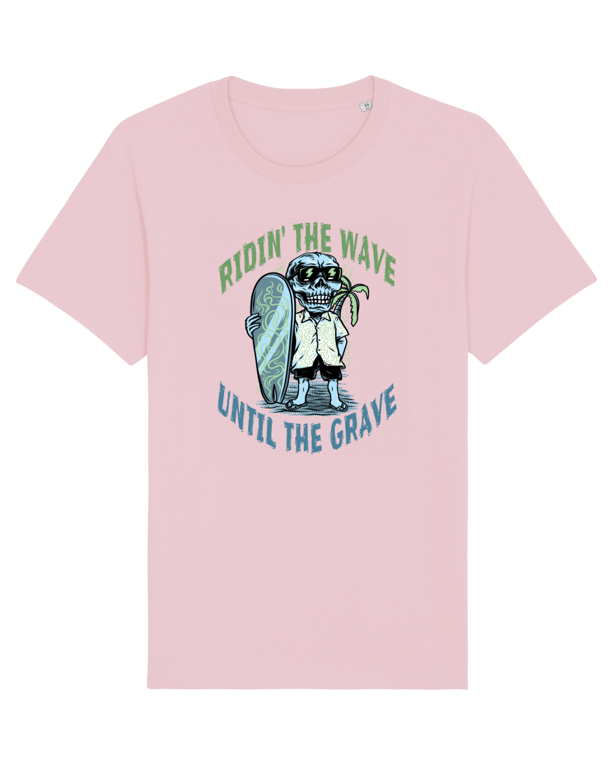 Tricou mânecă scurtă Unisex Rocker Cotton Pink