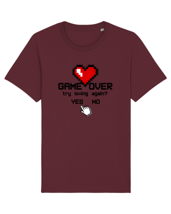 Game Over - YES or NO Burgundy
