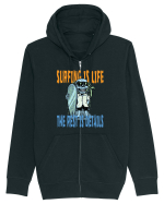 Surfing Is Life The Rest Is Details Hanorac cu fermoar Unisex Connector