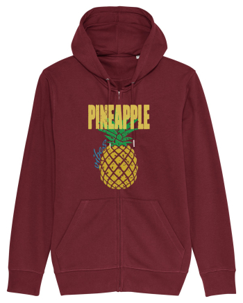 Pineapple Vibes Retro Burgundy