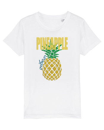 Pineapple Vibes Retro White