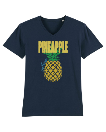 Pineapple Vibes Retro French Navy