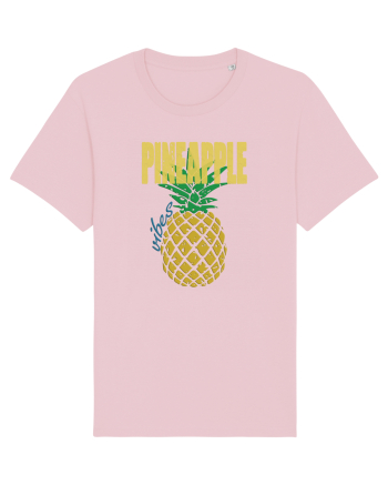 Pineapple Vibes Retro Cotton Pink