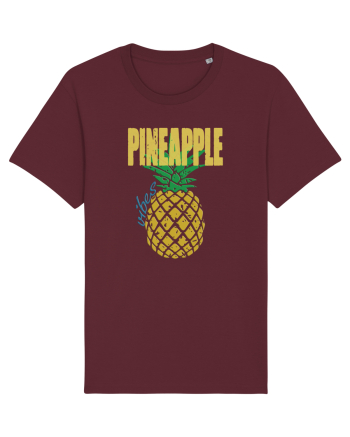 Pineapple Vibes Retro Burgundy