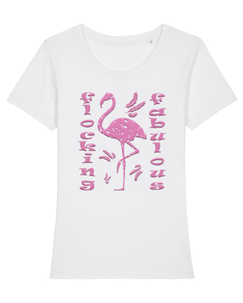 Flocking Fabulous White