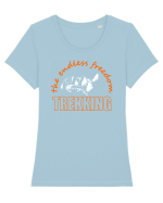 Trekking. The Endless Freedom Tricou mânecă scurtă guler larg fitted Damă Expresser
