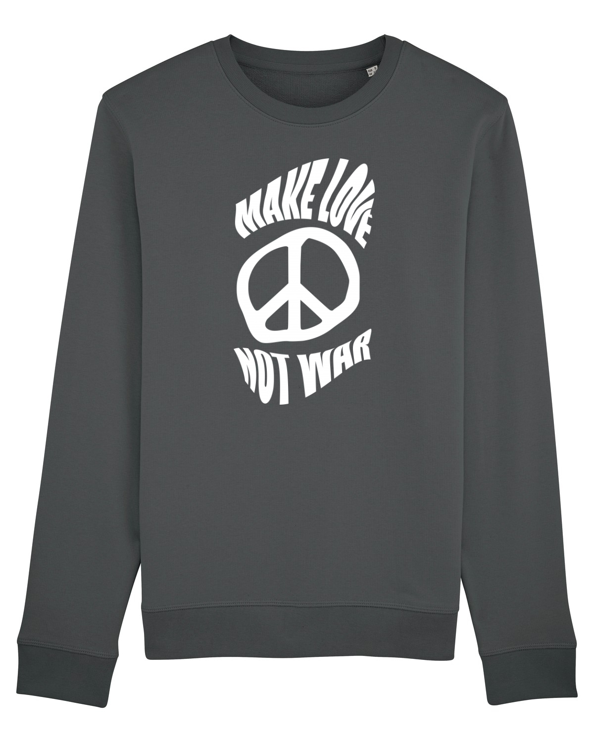 Bluză mânecă lungă Unisex Rise Anthracite
