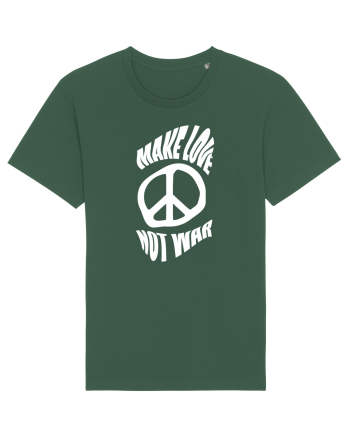 Make Love Not War Bottle Green