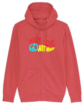 Make Love Not War Carmine Red