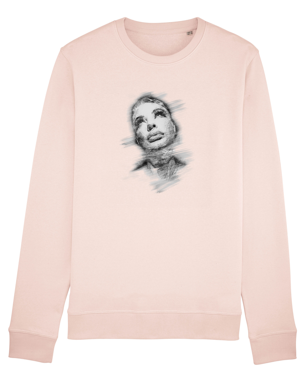 Bluză mânecă lungă Unisex Rise Candy Pink