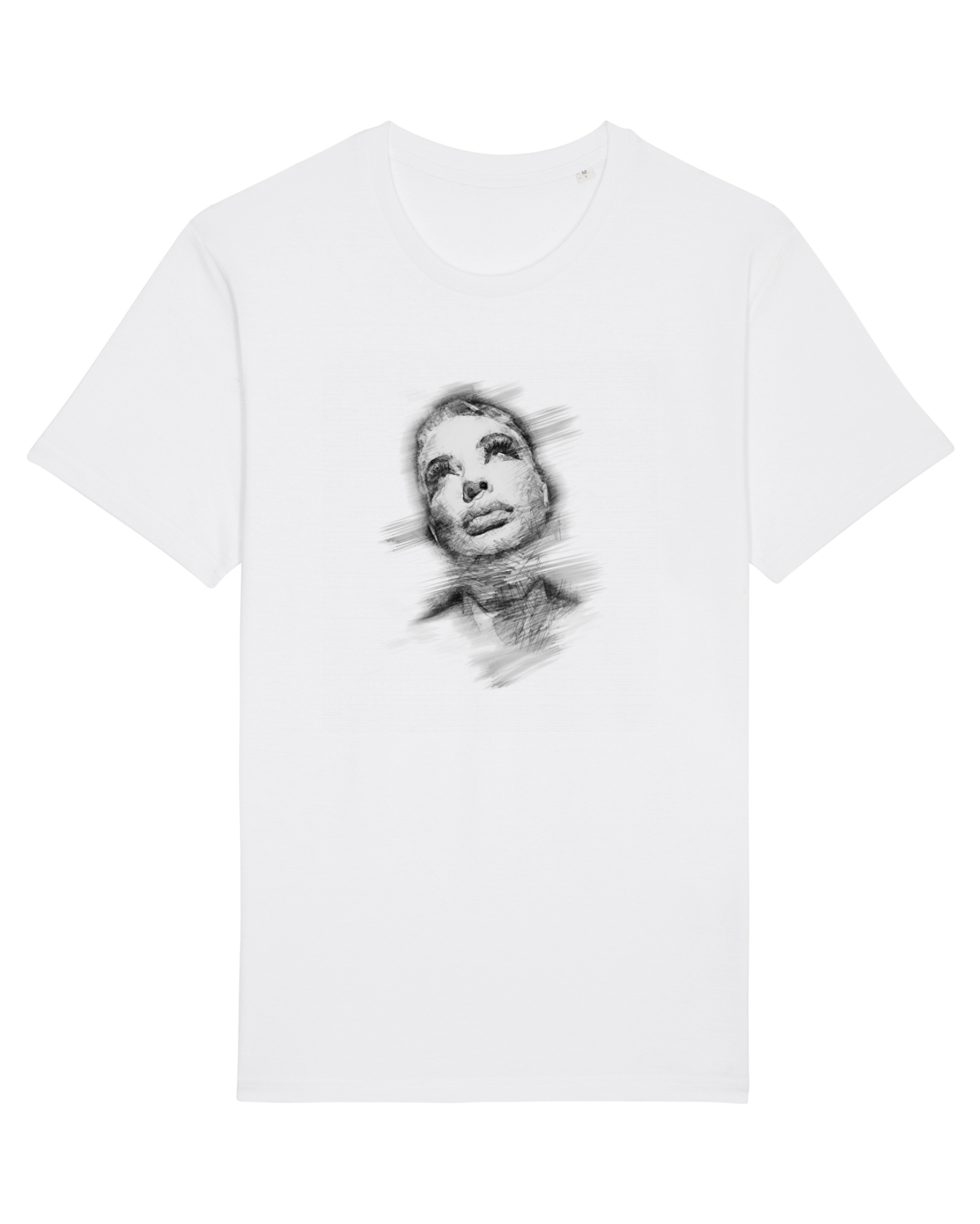 Tricou mânecă scurtă Unisex Rocker White