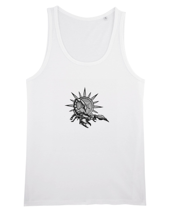 Scorpio Sun BW White