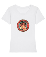Nothing to give, to see, to feel, to be Tricou mânecă scurtă guler larg fitted Damă Expresser