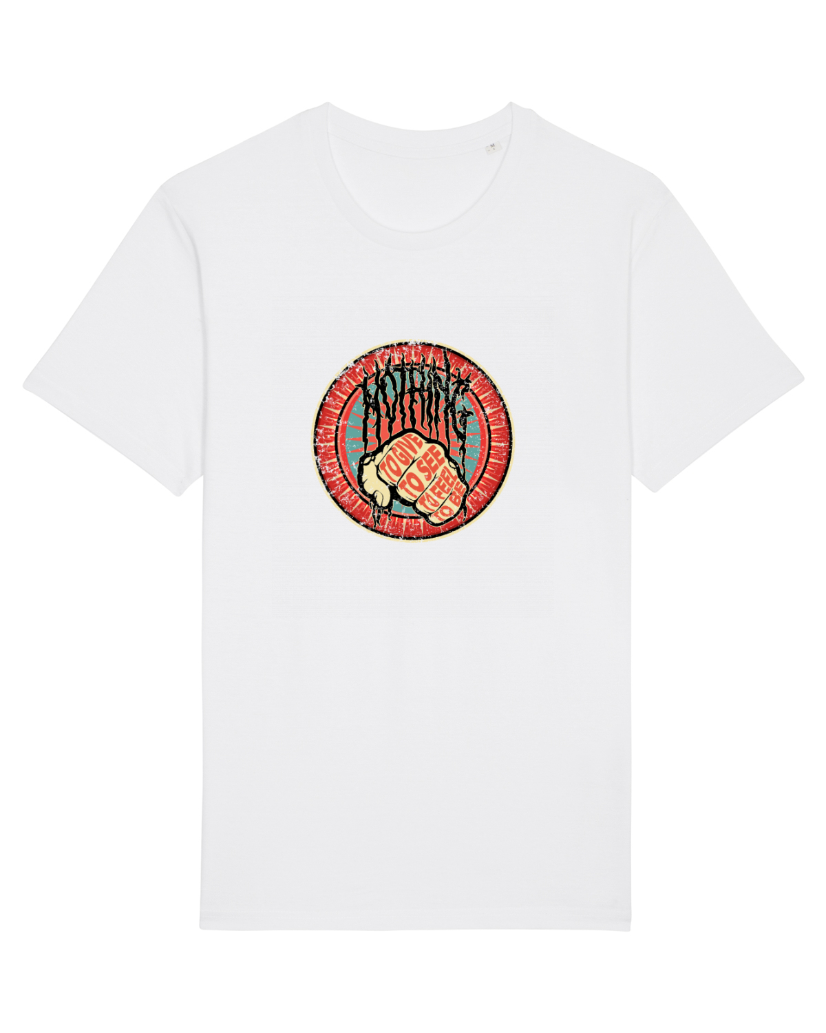 Tricou mânecă scurtă Unisex Rocker White