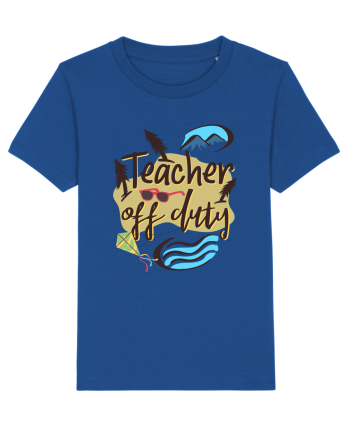 Tricou de profesor. Profesor in vacanta Majorelle Blue