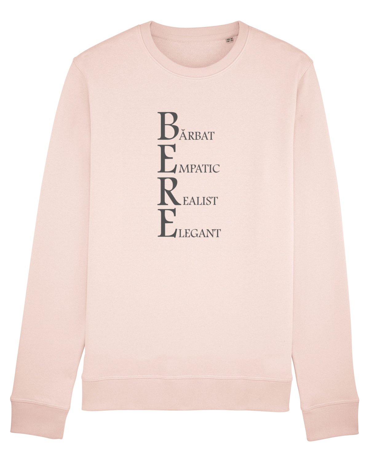 Bluză mânecă lungă Unisex Rise Candy Pink