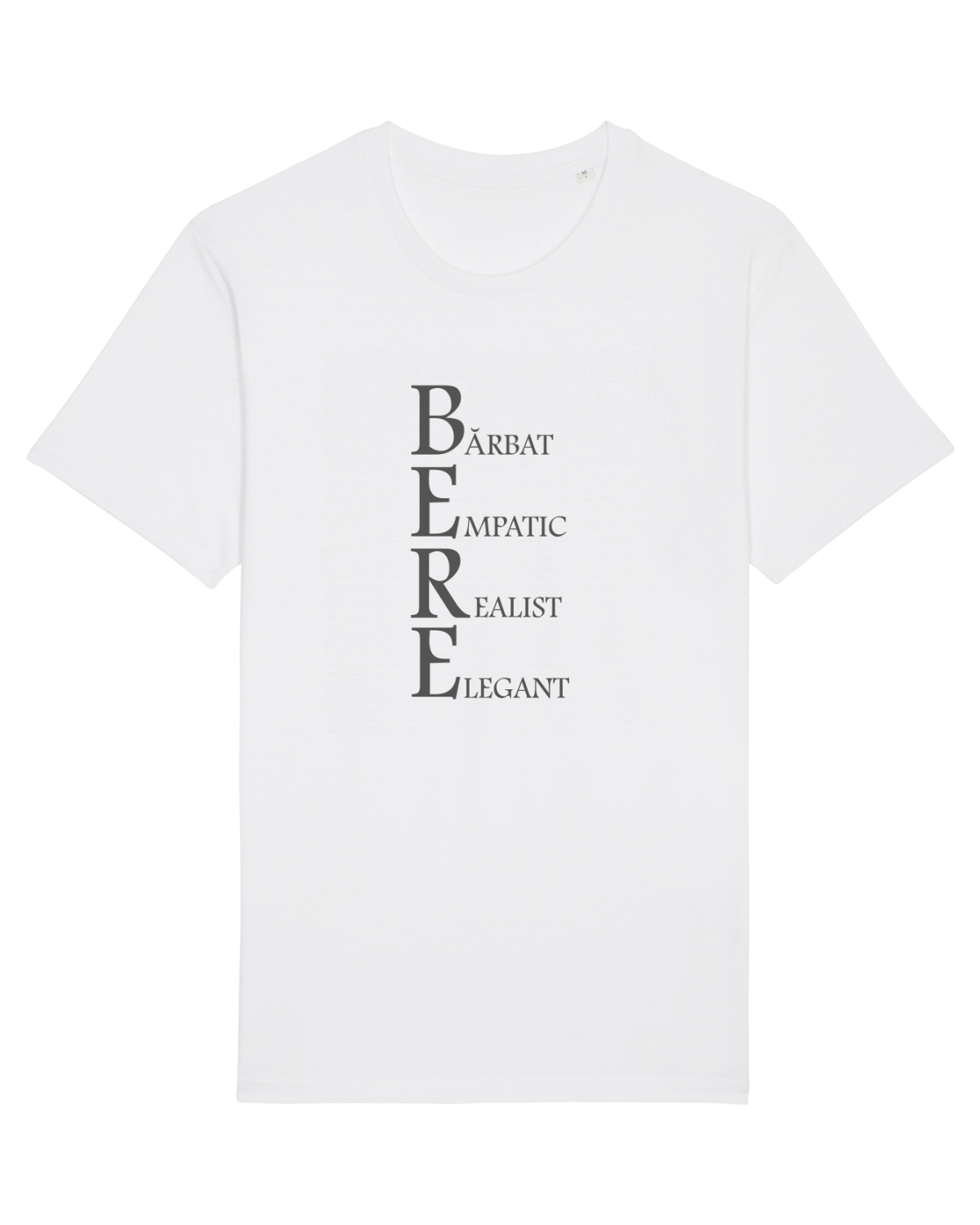Tricou mânecă scurtă Unisex Rocker White
