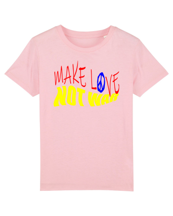 Make Love Not War 4 Cotton Pink