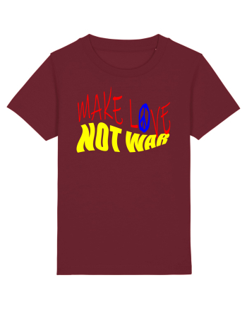 Make Love Not War 4 Burgundy