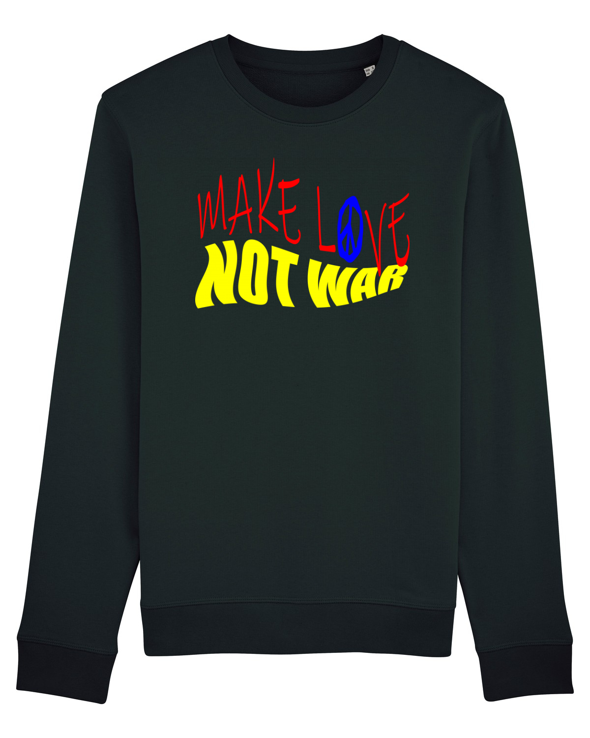 Bluză mânecă lungă Unisex Rise Black